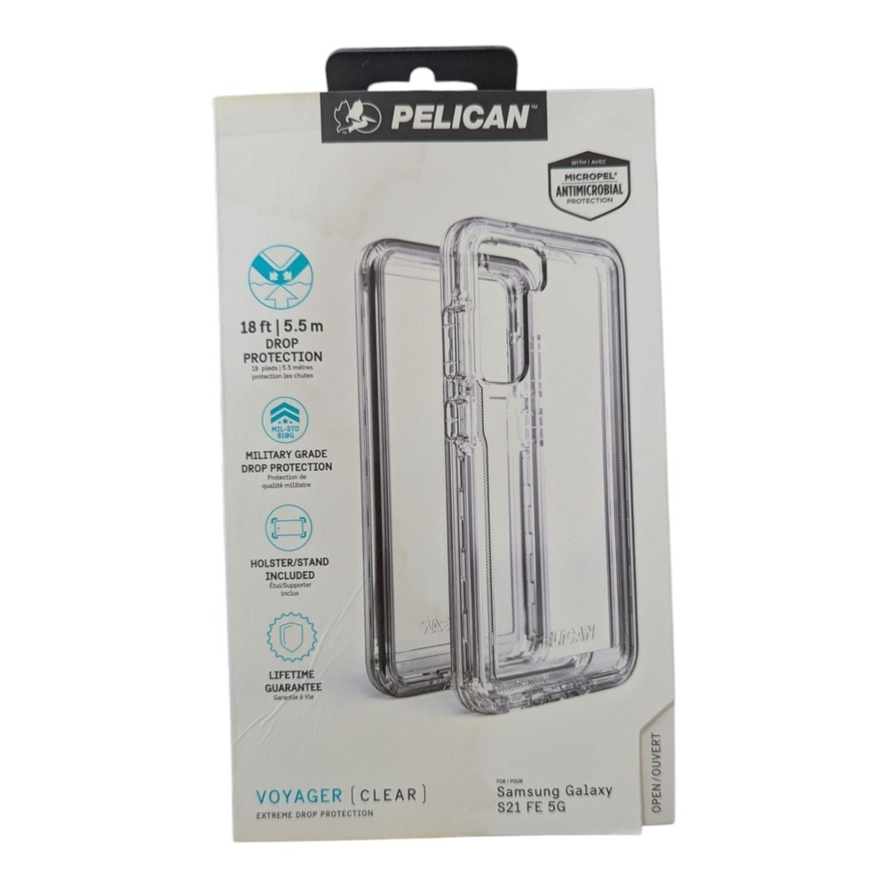 E1. Pelican Voyager Case for Samsung Galaxy S21 FE 5G - Clear